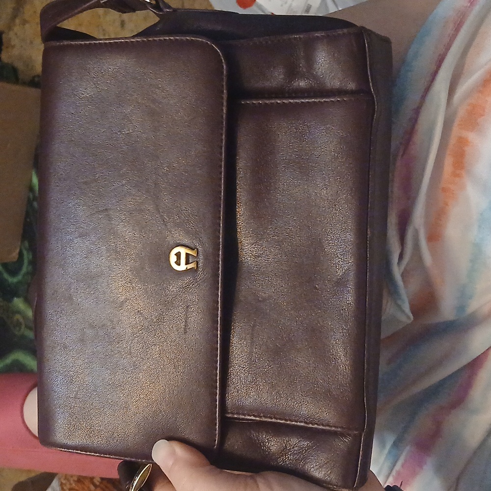Etienne Aigner women crossbody bag genuine leather color brown